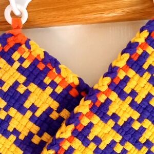 Halloween Handmade Potholder Set Large Size 8" x 8"